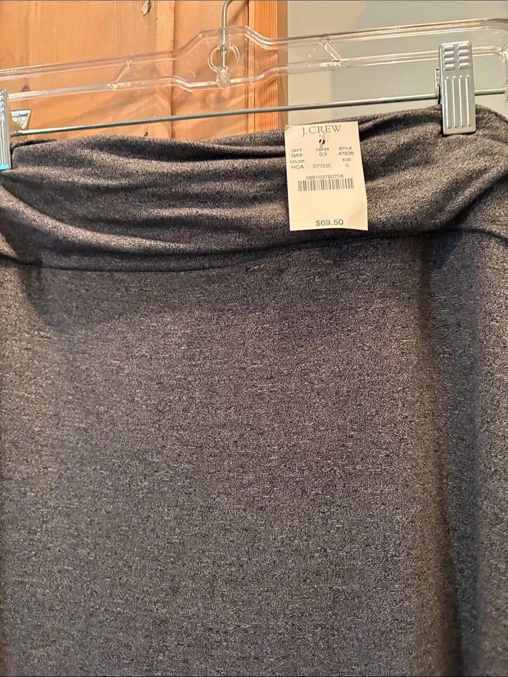 J. Crew Gray Maxi Skirt